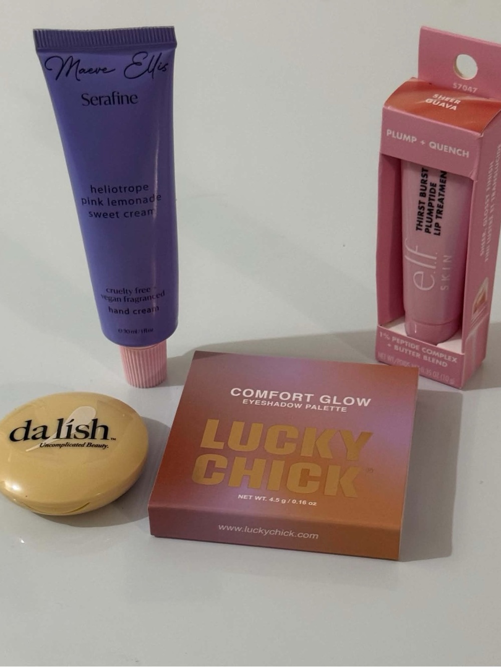 Lucky Chick Comfort Glow Eyeshadow Palette — Pink & Gold Shades